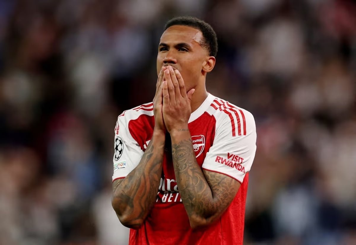 Capitão do Arsenal sai em defesa de Gabriel Magalhães após vice na Champions: “Sem eles não seríamos campeões”