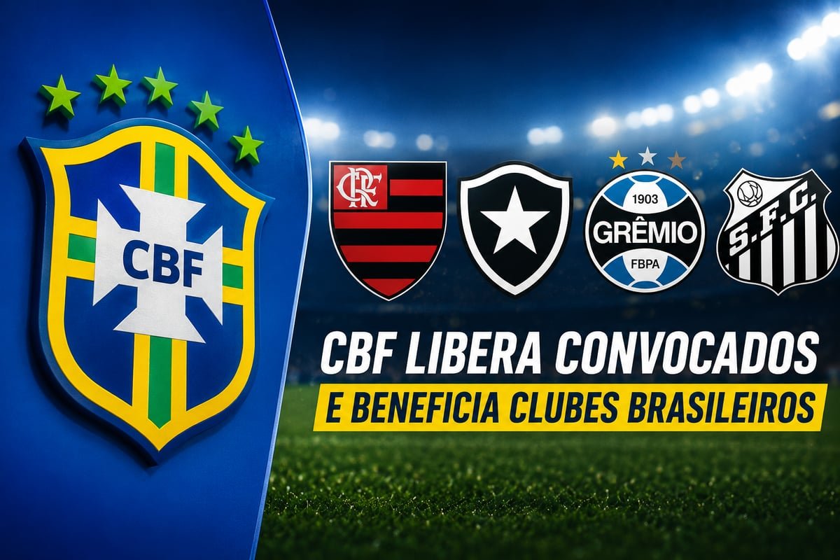 Flamengo, Santos e Grêmio recebem notícia importante da CBF antes da Copa