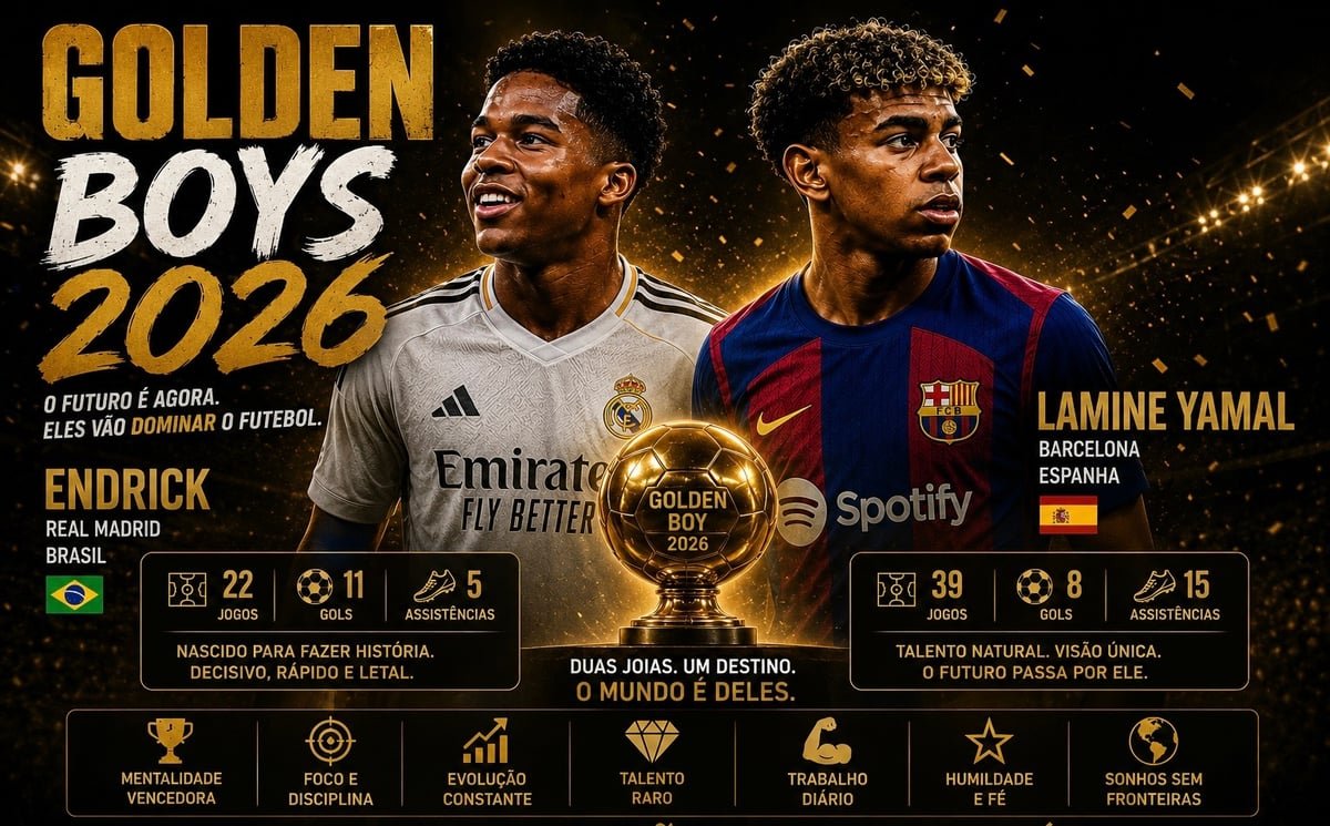 Nova geração domina a Europa e agita disputa pelo Golden Boy 2026