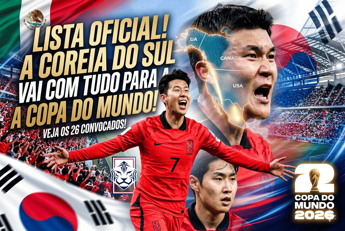 Força máxima! Conheça as armas da Coreia do Sul para surpreender na Copa do Mundo de 2026
