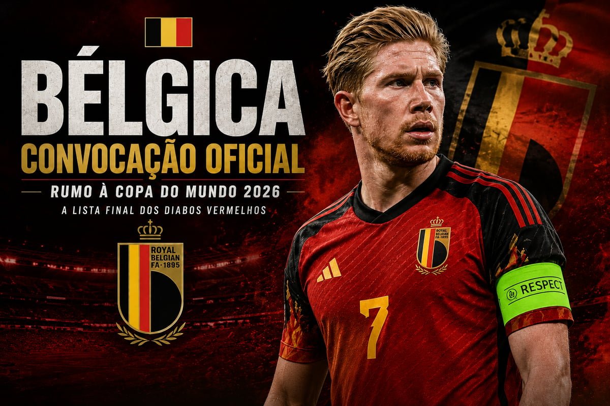 Bélgica aposta em mistura de gerações para buscar o título da Copa do Mundo de 2026