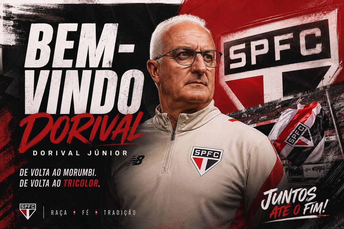 Dorival Júnior está de volta ao São Paulo para nova missão no Morumbi