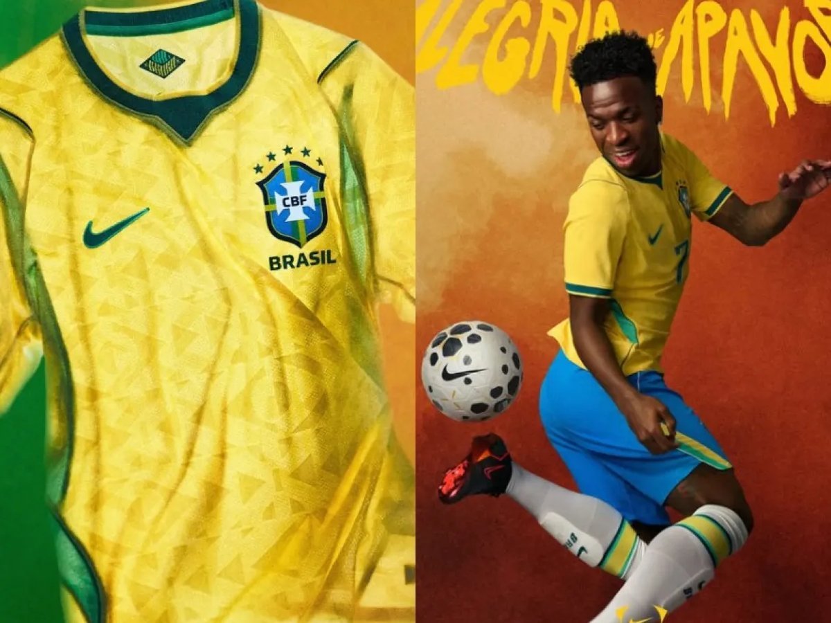 Camisa do Brasil é eleita a 2ª mais bonita da Copa por site dos EUA; veja a classificação completa
