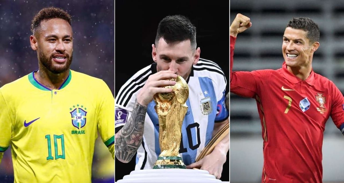 Copa de 2026 pode marcar a despedida de Messi, Neymar e Cristiano Ronaldo dos Mundiais