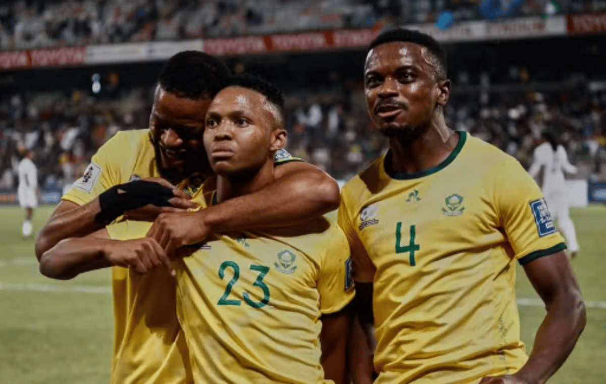 África do Sul faz festa no vestiário após classificação inédita às oitavas da Copa do Mundo