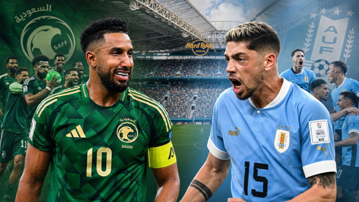 Arábia Saudita Surpreende, Uruguai Reage no Fim e Estreia do Grupo H Termina Empatada