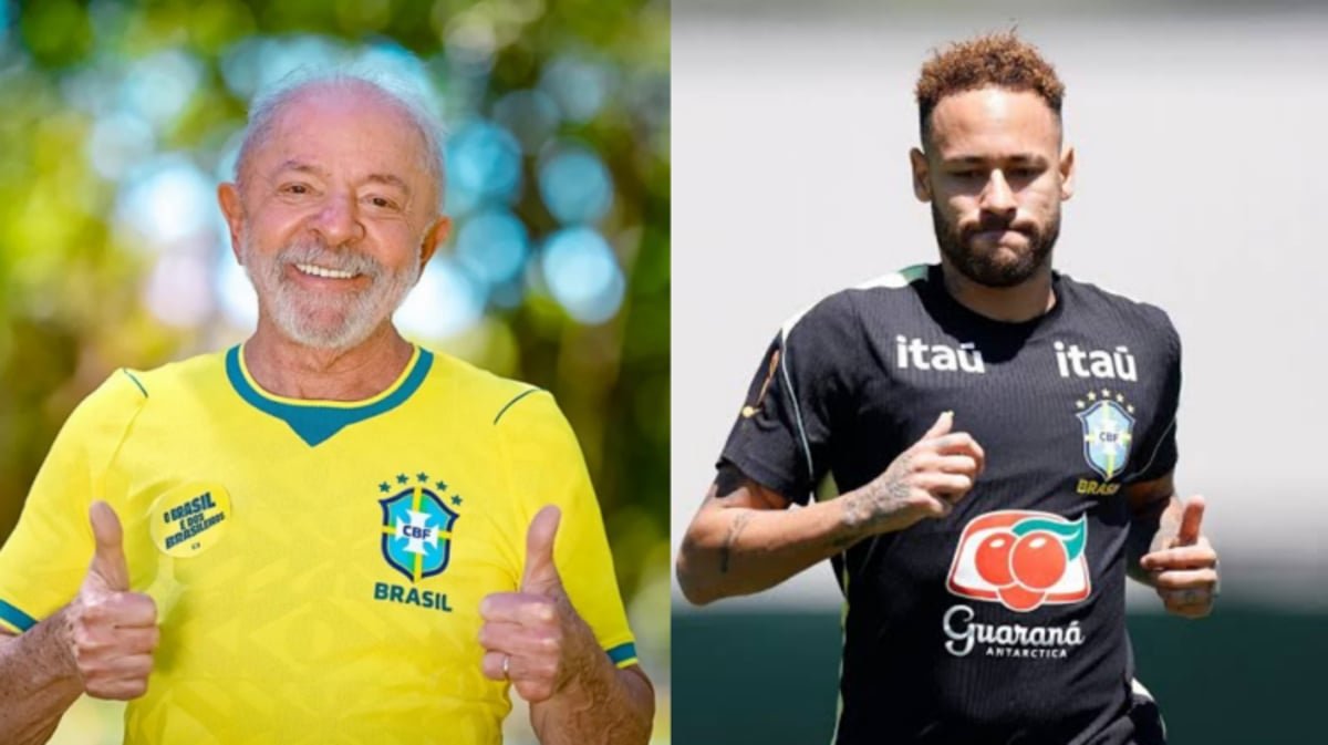 Lula brinca com ausência de Neymar e o chama de "primeiro convocado home office da Copa"